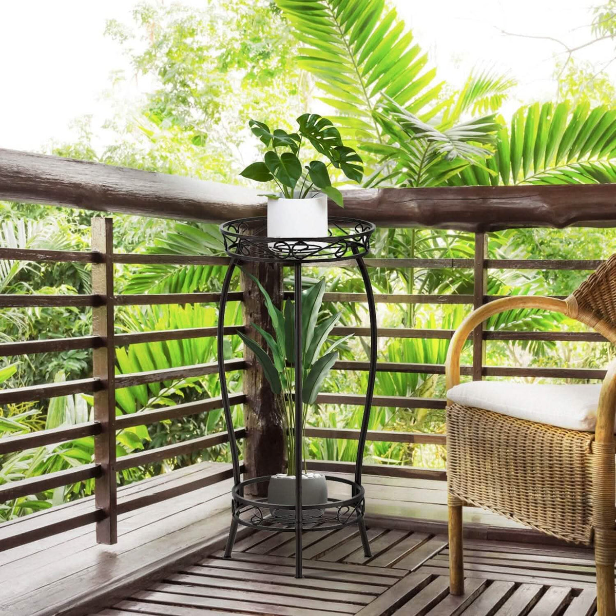 2-Tier Tall Plant Stand Rack Holder - A-1 Thread Vault
