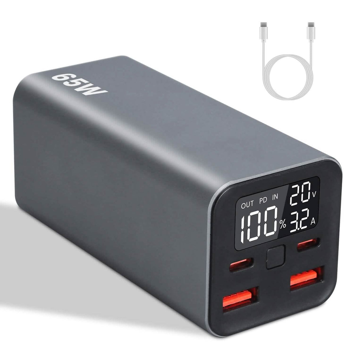 20000mah 65W USB-C PD Laptop Power Bank Fast Charging - A-1 Thread Vault