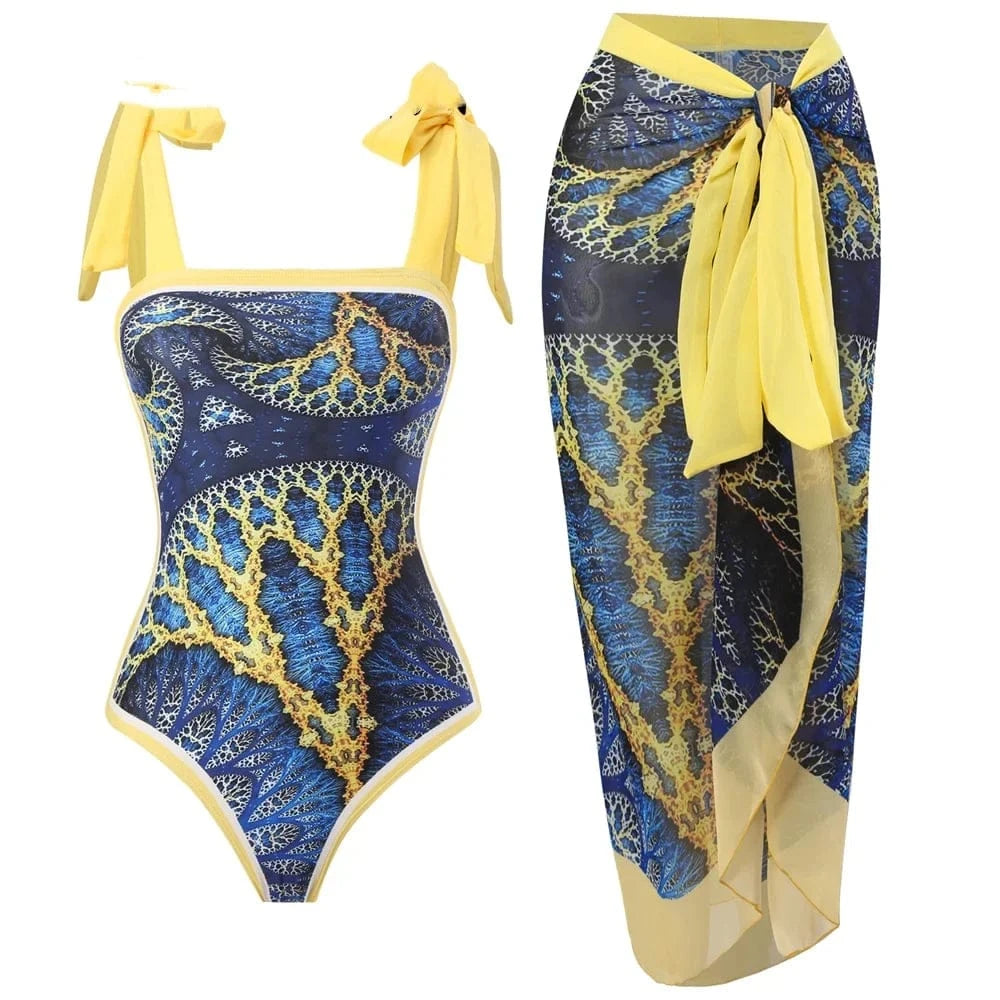 2023 Sexy Fashion One Piece Swimsuit Solid 3D Flower Summer Women Swimwear Beachwear Summer Luxury Monokini Bathing Suit - A-1 Thread Vault