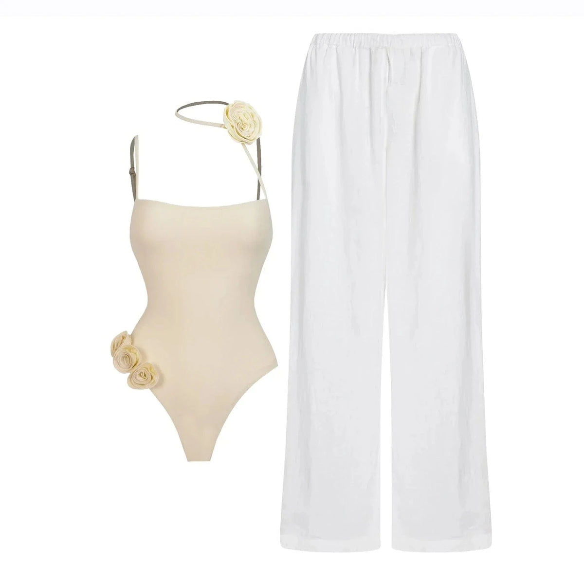 2025 New Arrival Push Up One Piece Swimsuit Ruffle Beach Wear Swimwear Women Wrap Skirt Swimsuit Cover Up Sexy Sarong Plage - A-1 Thread Vault