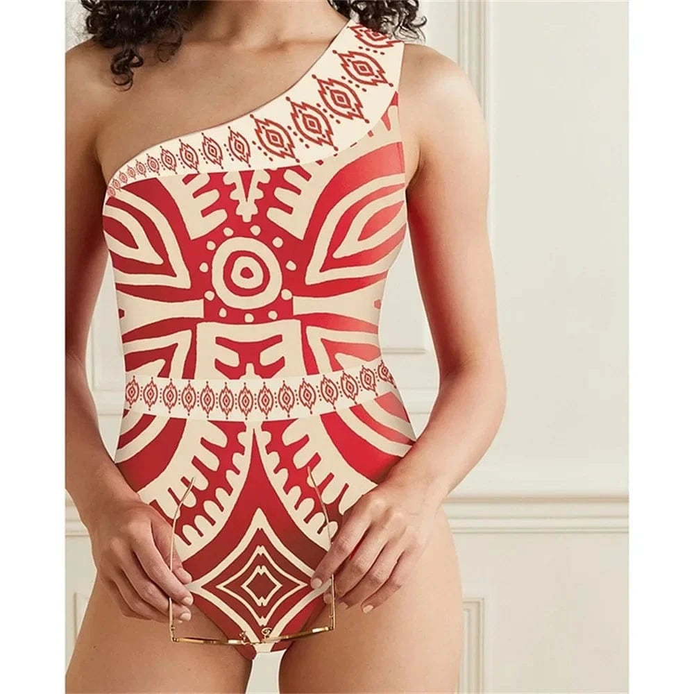 2025 New Arrival Push Up One Piece Swimsuit Ruffle Beach Wear Swimwear Women Wrap Skirt Swimsuit Cover Up Sexy Sarong Plage - A-1 Thread Vault