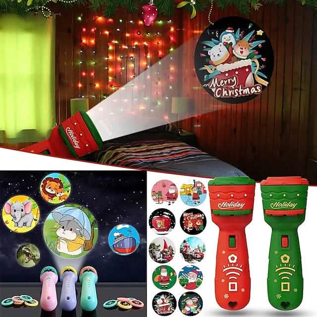 24 Patterns Christmas Flashlight Projection Lamp - A-1 Thread Vault