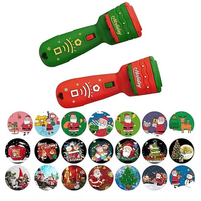 24 Patterns Christmas Flashlight Projection Lamp - A-1 Thread Vault