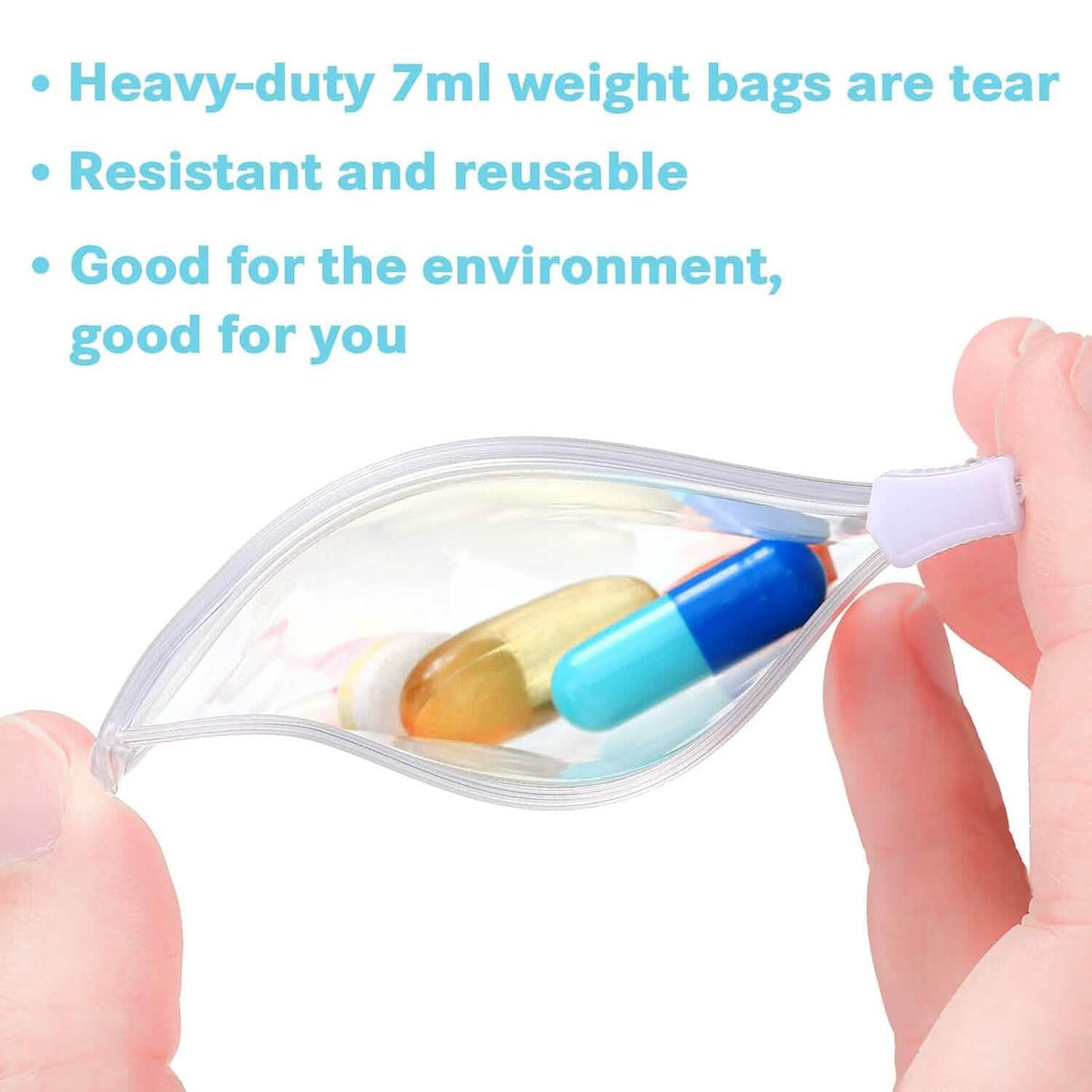 24-Piece: Zippered Pill Pouch Bags - A-1 Thread Vault