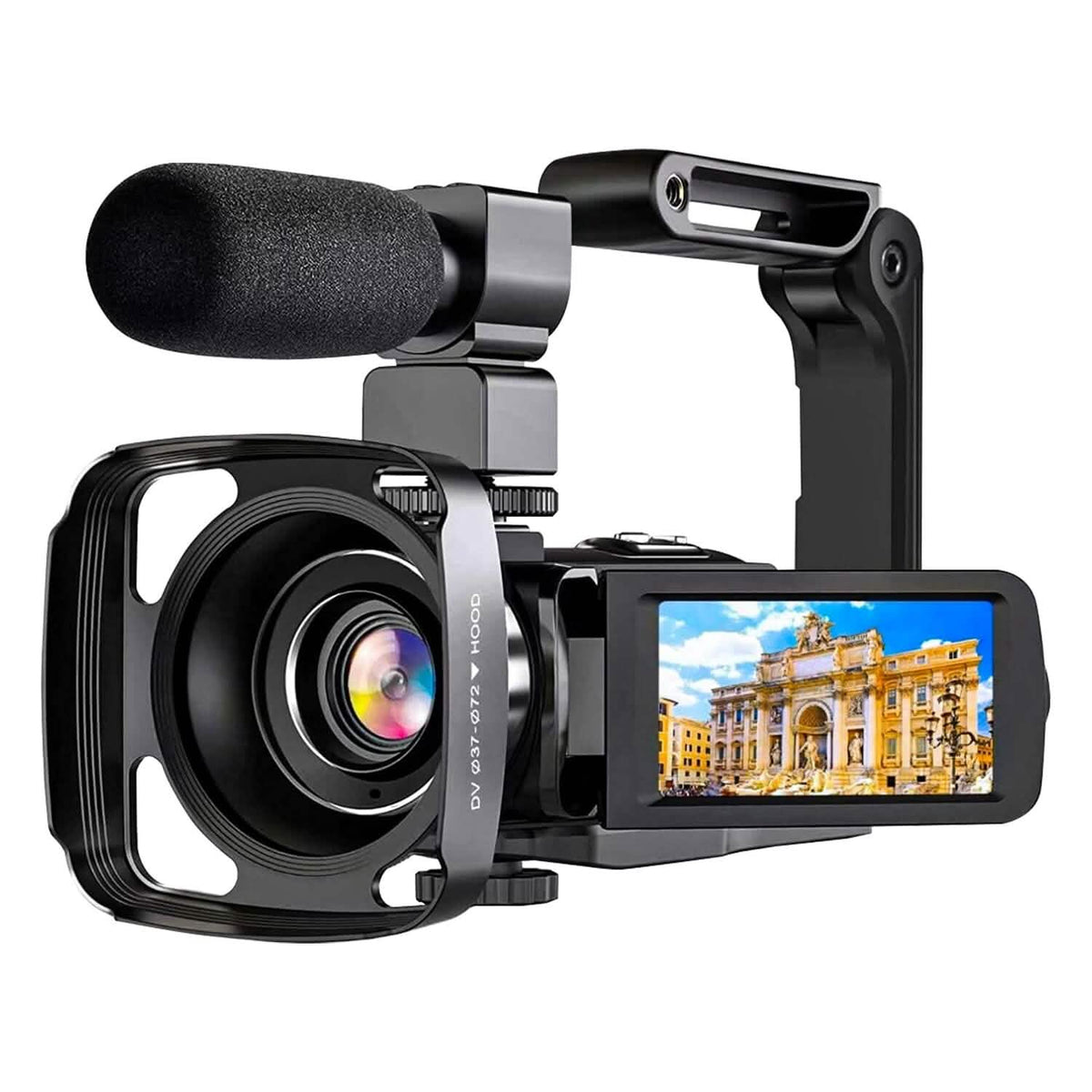 2.7K Camcorder 42MP 18x Zoom Digital Video Camera with 270° Rotating IPS Screen - A-1 Thread Vault
