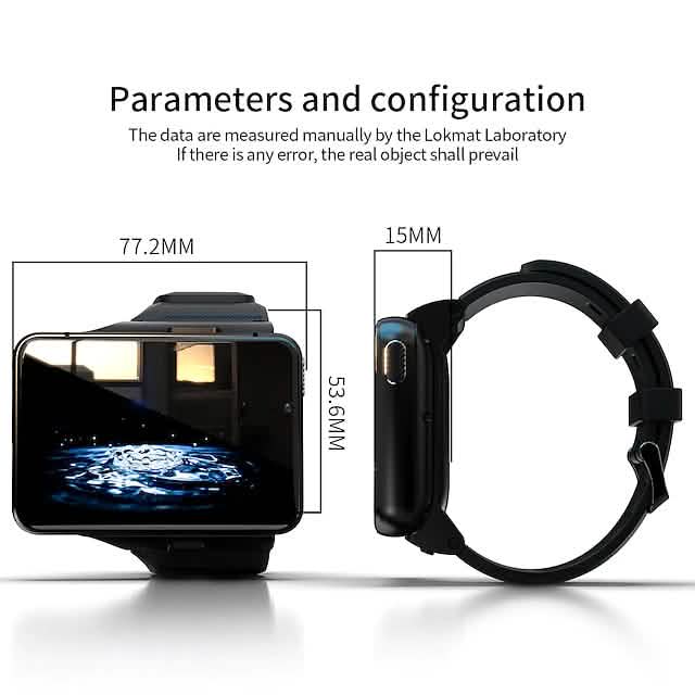 2.88 Inch Fitness Running Smartwatch - A-1 Thread Vault