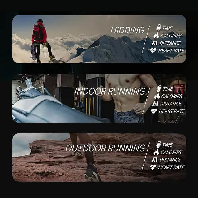 2.88 Inch Fitness Running Smartwatch - A-1 Thread Vault