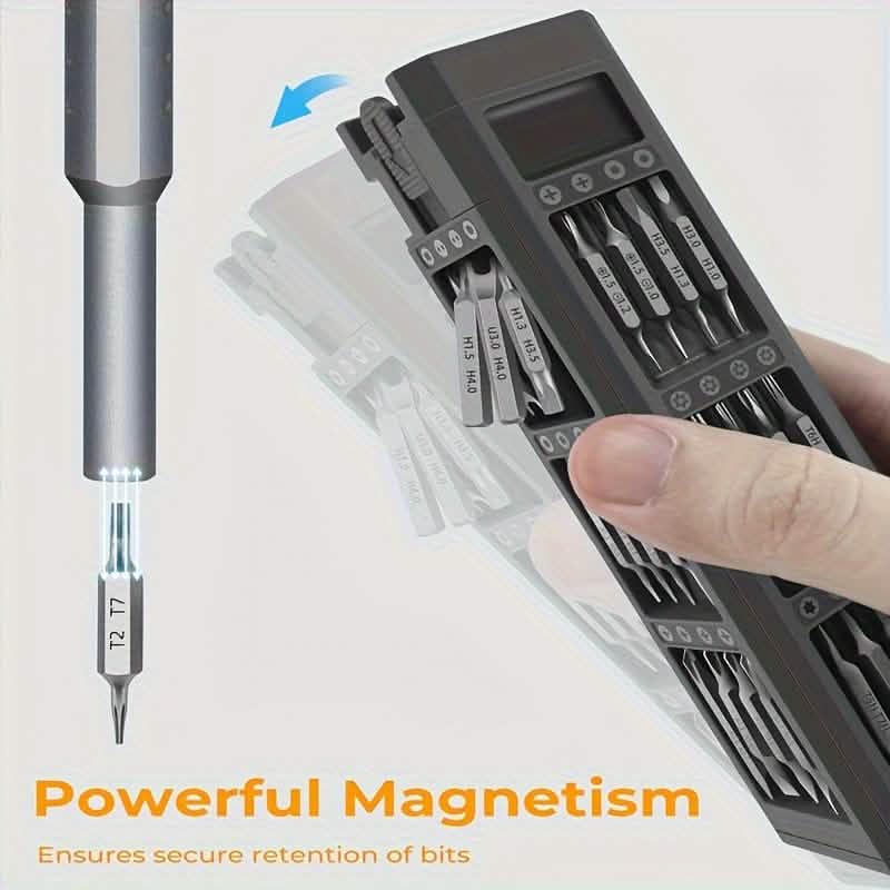 44-in-1 Magnetic Precision Screwdriver Set - A-1 Thread Vault