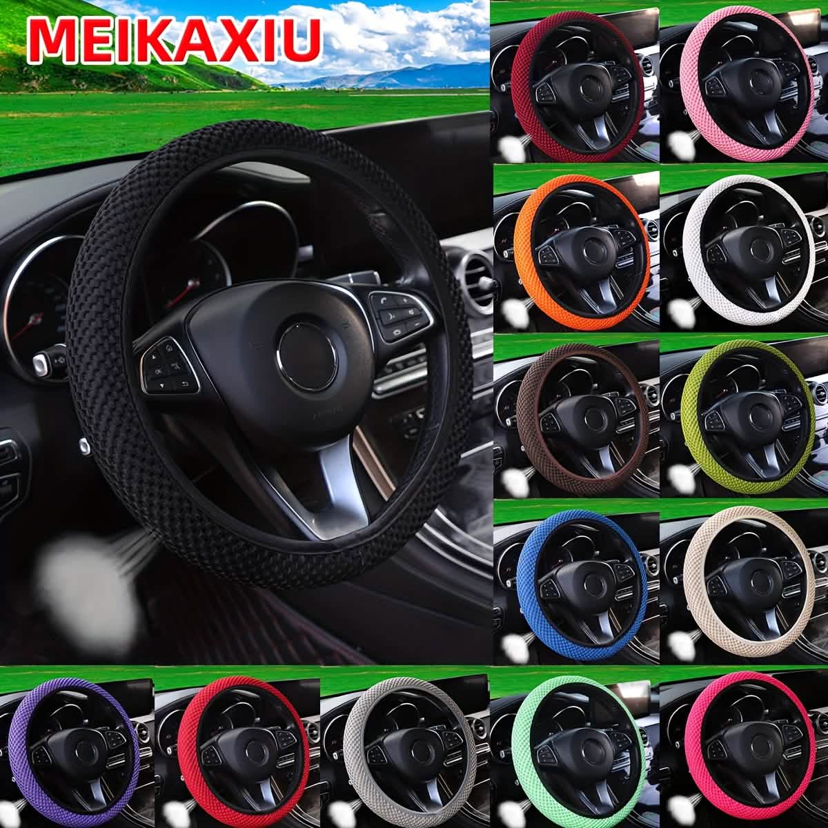 Breathable Comfortable Non-slip Mesh Steering Wheel Cover - A-1 Thread Vault