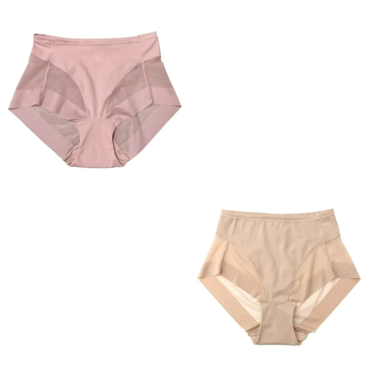 2Pcs/Set Women Tummy Control Panties Butt Lifter High Rise Briefs Shapewear Female Sexy Lingerie Seamless Underwear S-3XL - A-1 Thread Vault