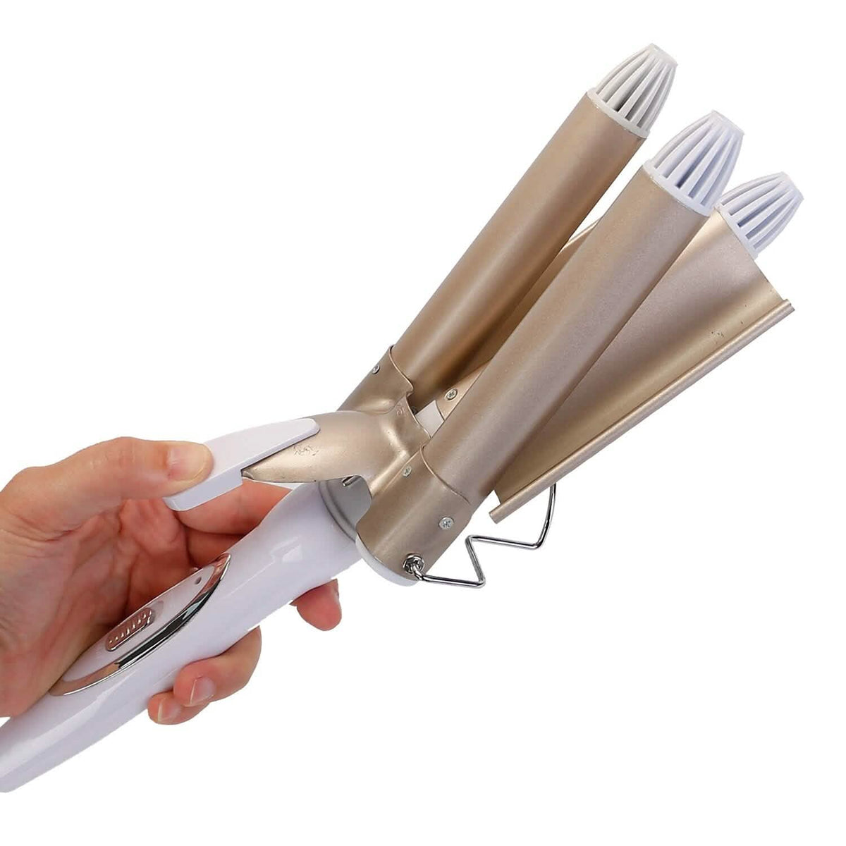 3-Barrel Curling Iron Wand Electric Hair Curler 1" Triple Hair Waver - A-1 Thread Vault