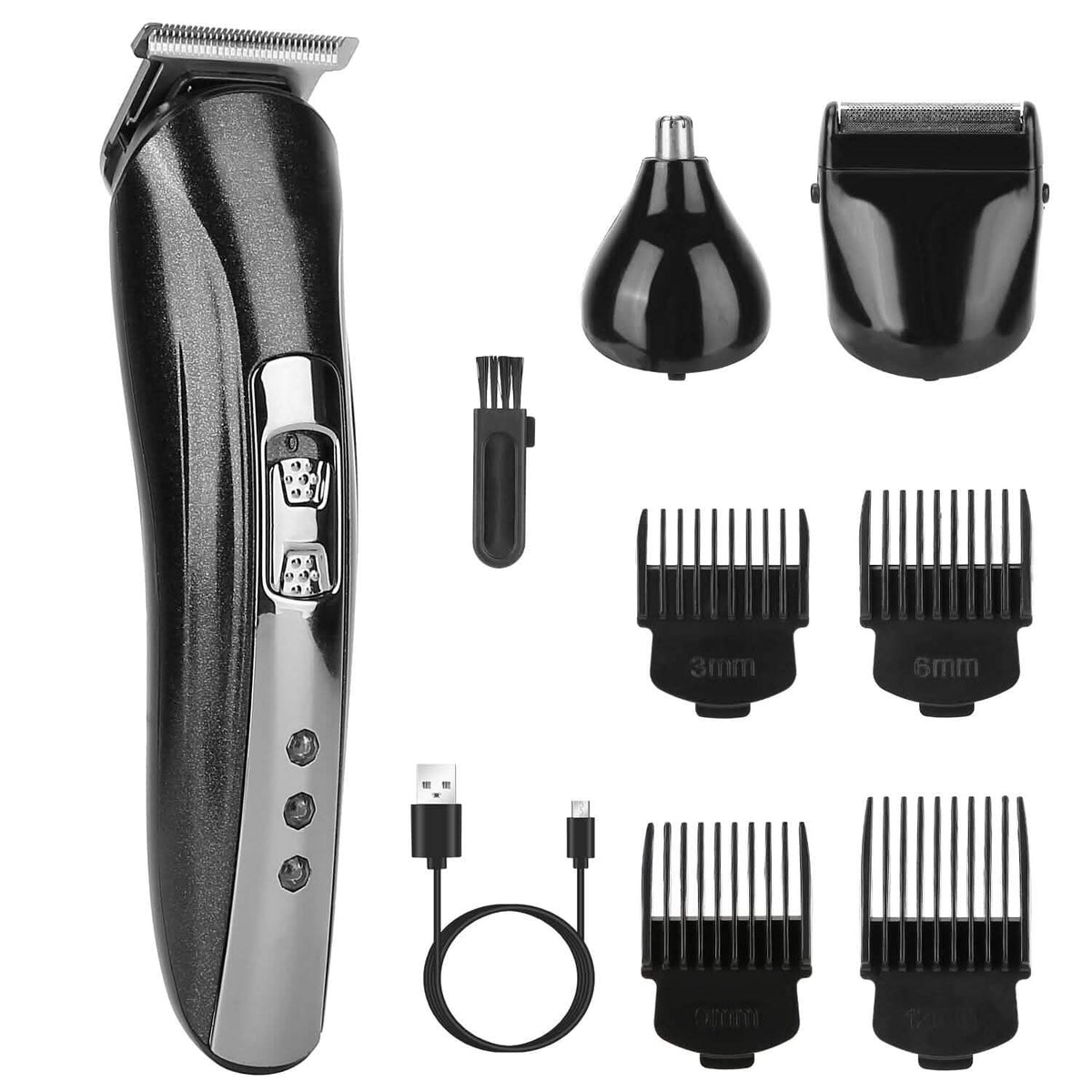 3-in-1 Rechargeable Hair Clipper Cordless Hair Trimmer Shaver - A-1 Thread Vault