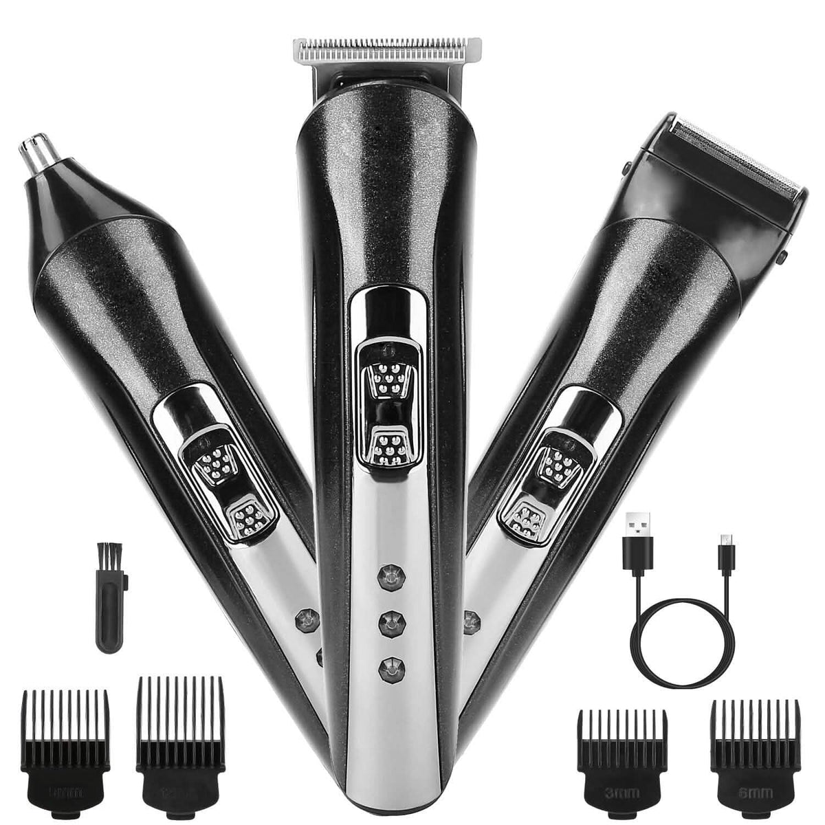 3-in-1 Rechargeable Hair Clipper Cordless Hair Trimmer Shaver - A-1 Thread Vault