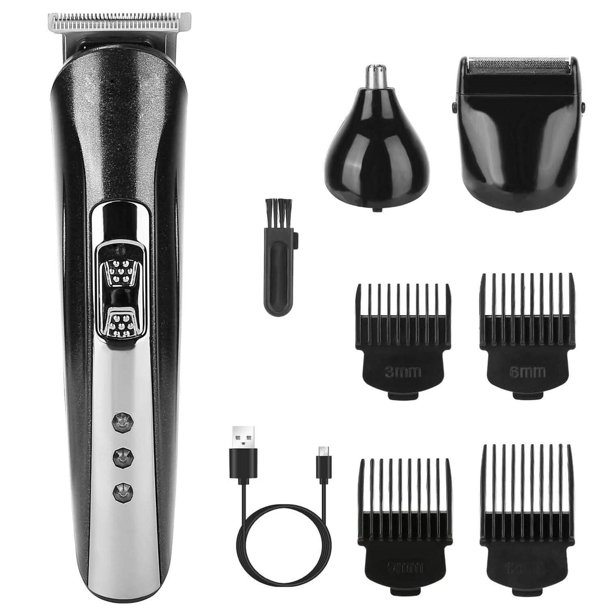 3-in-1 Rechargeable Hair Clipper Cordless Hair Trimmer Shaver - A-1 Thread Vault