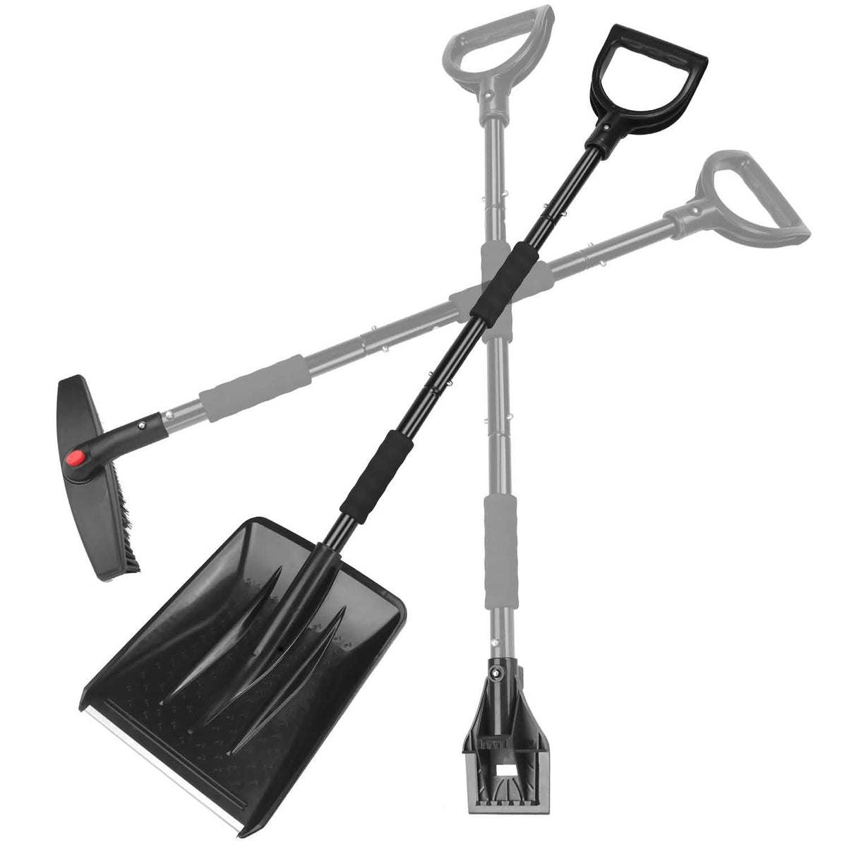 3-in-1 Snow Shovel Kit Brush Ice Scraper - A-1 Thread Vault