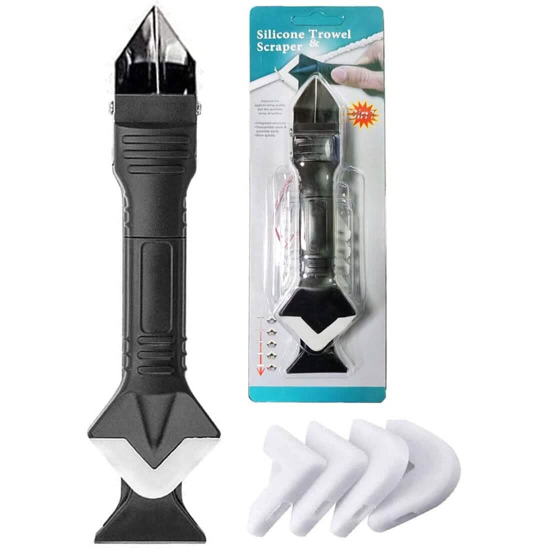 3-in-1 Stainless Steelhead Caulk Remover and Sealant Scraper - A-1 Thread Vault