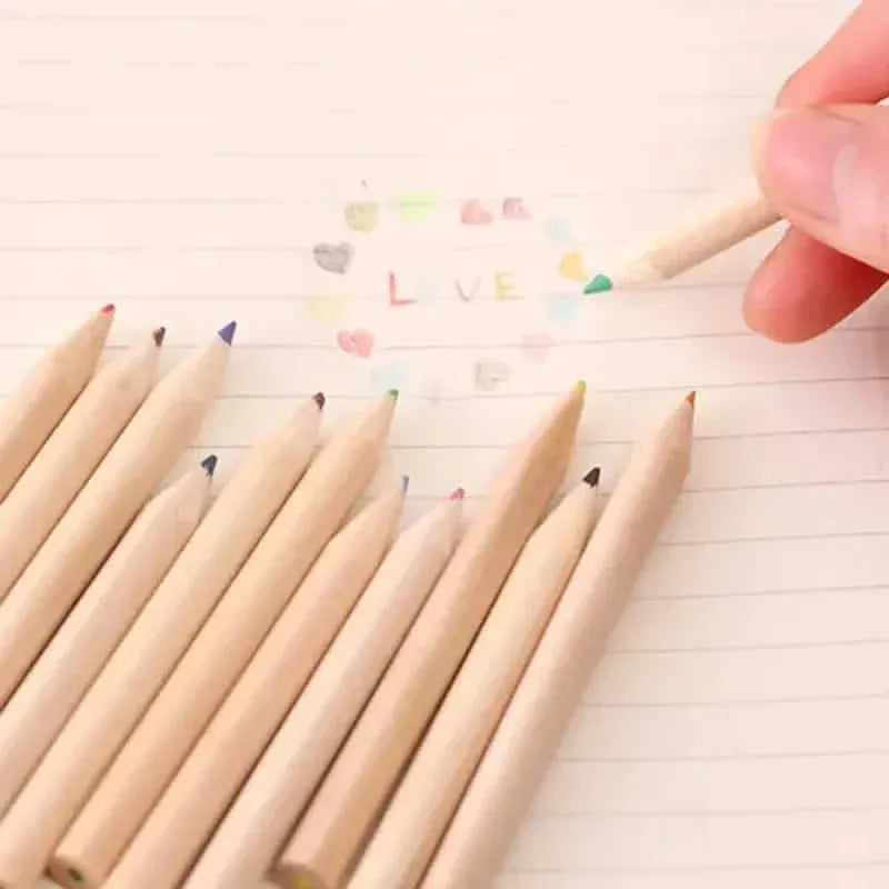 3-Pack: 12-Color Cute Pencils Creative Stationery Cute Bear - A-1 Thread Vault