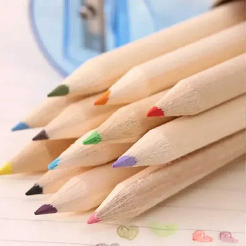 3-Pack: 12-Color Cute Pencils Creative Stationery Cute Bear - A-1 Thread Vault