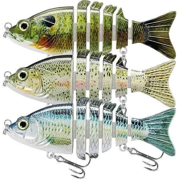 3-Pack: Fishing Lures for Bass Trout - A-1 Thread Vault