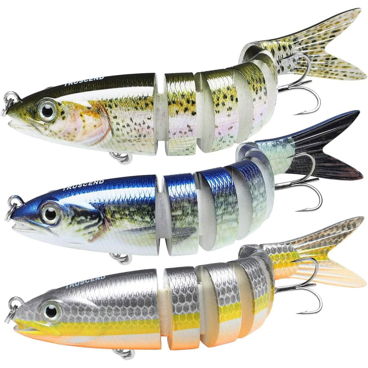 3-Pack: Fishing Lures for Bass Trout - A-1 Thread Vault