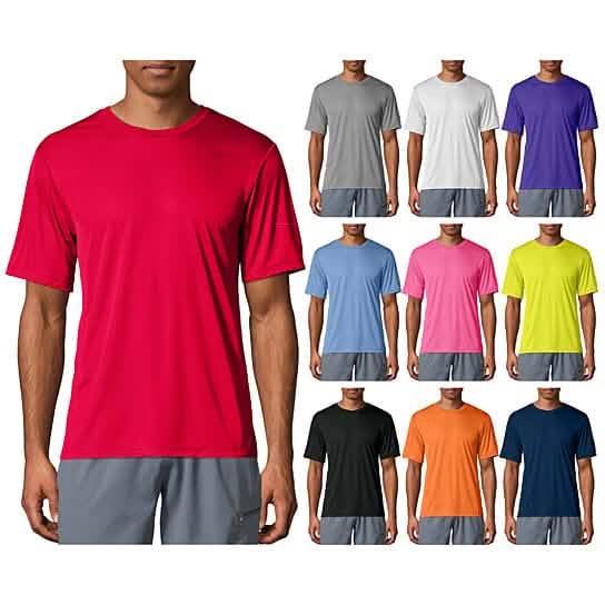 3-Pack Men's Cool Dri-Fit Moisture-Wicking Short Sleeve T-Shirt - A-1 Thread Vault