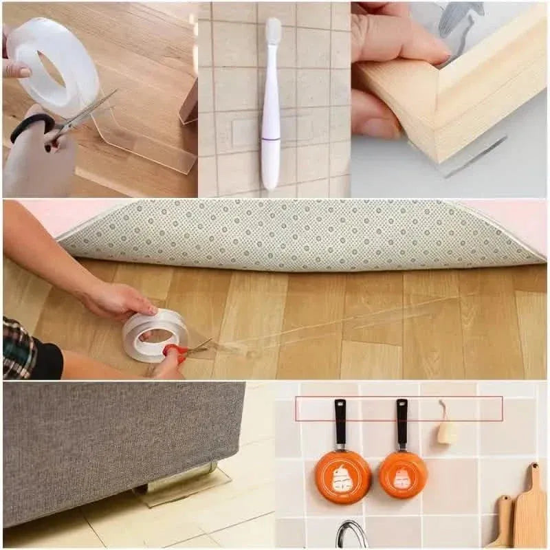 3-Pack: Reusable & Washable Nano Double-Sided Tape - A-1 Thread Vault
