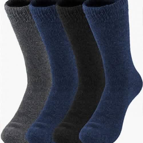 3-Pairs: Men's Thermal Socks for Cold Weather Insulated Socks - A-1 Thread Vault