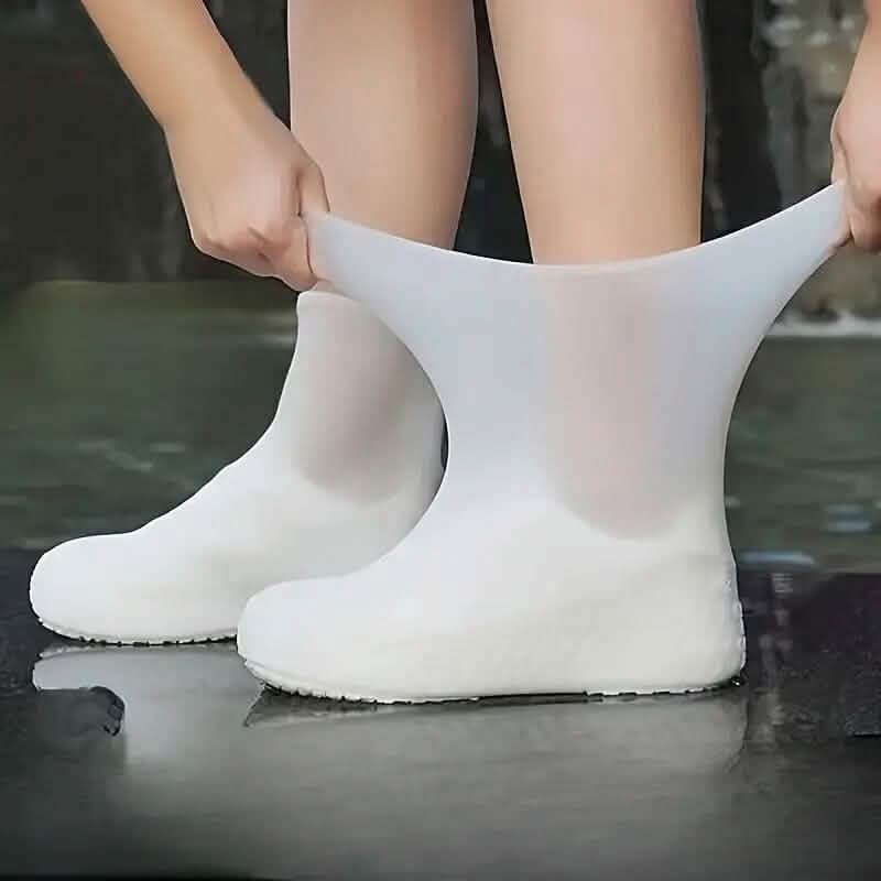 3-Pairs: Outdoor Latex Rain Boots Waterproof Shoe Cover - A-1 Thread Vault