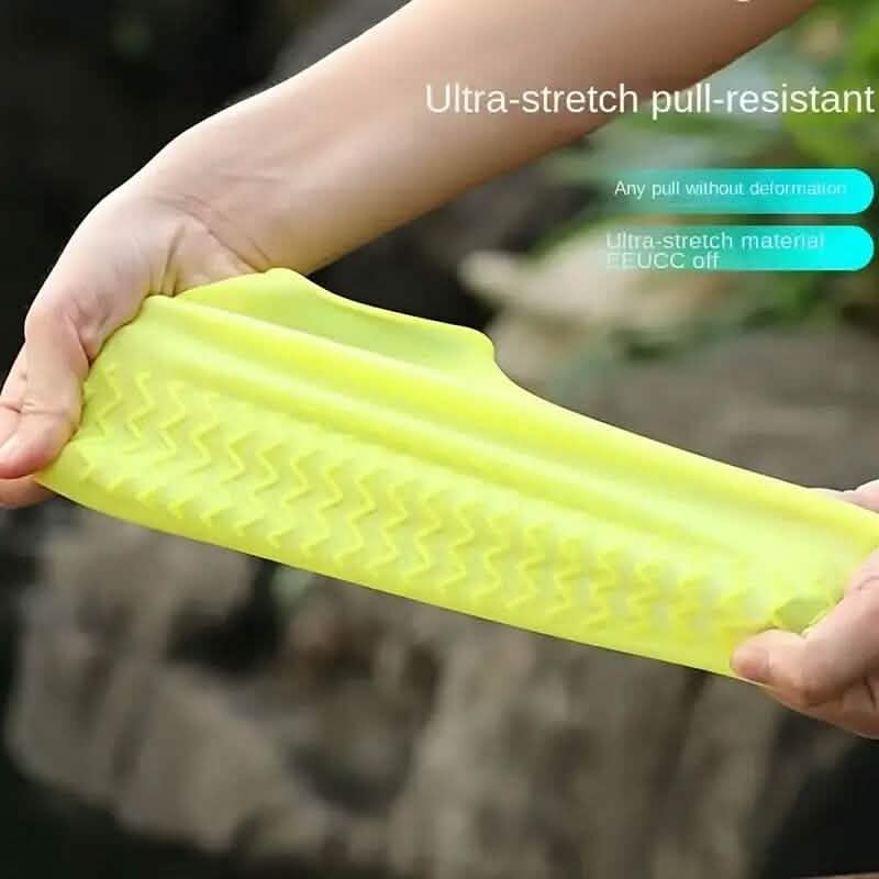 3-Pairs: Outdoor Latex Rain Boots Waterproof Shoe Cover - A-1 Thread Vault