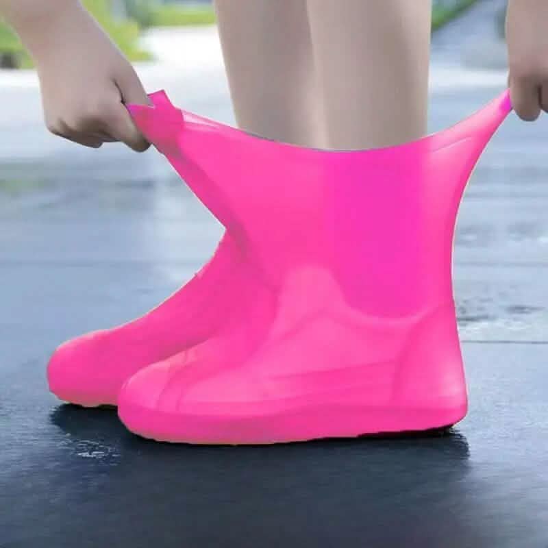 3-Pairs: Outdoor Latex Rain Boots Waterproof Shoe Cover - A-1 Thread Vault