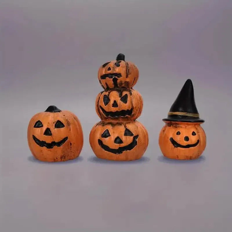 3-Piece: Halloween Pumpkin Decorations - A-1 Thread Vault