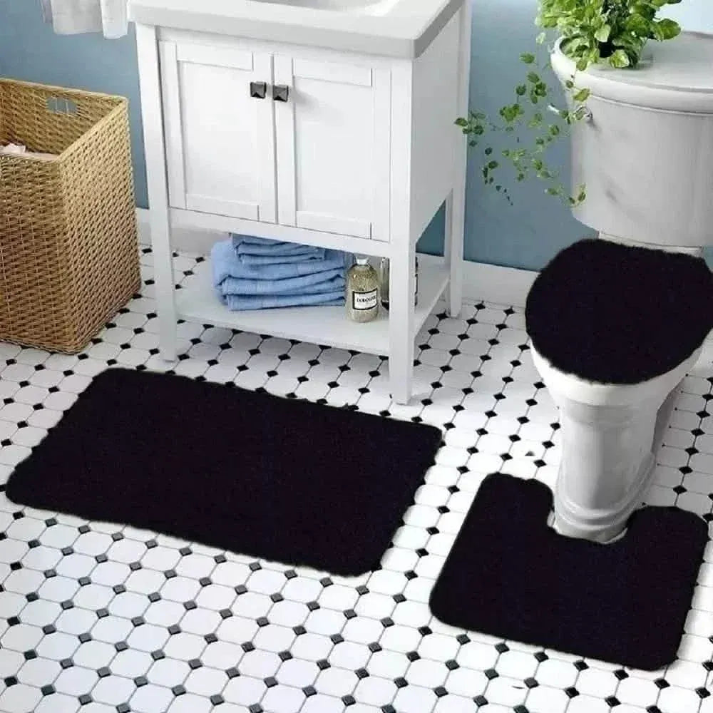 3-Piece Set: Ben&Jonah Elegant Bath Rug Set - A-1 Thread Vault