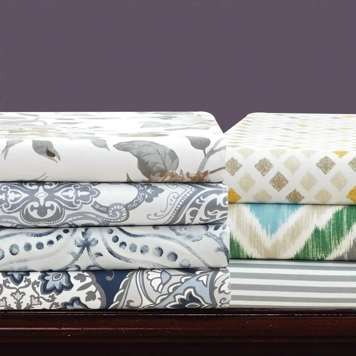 3-Piece Set: Bibb Home 1800 Series Egyptian Luxury Duvet Cover Set - A-1 Thread Vault