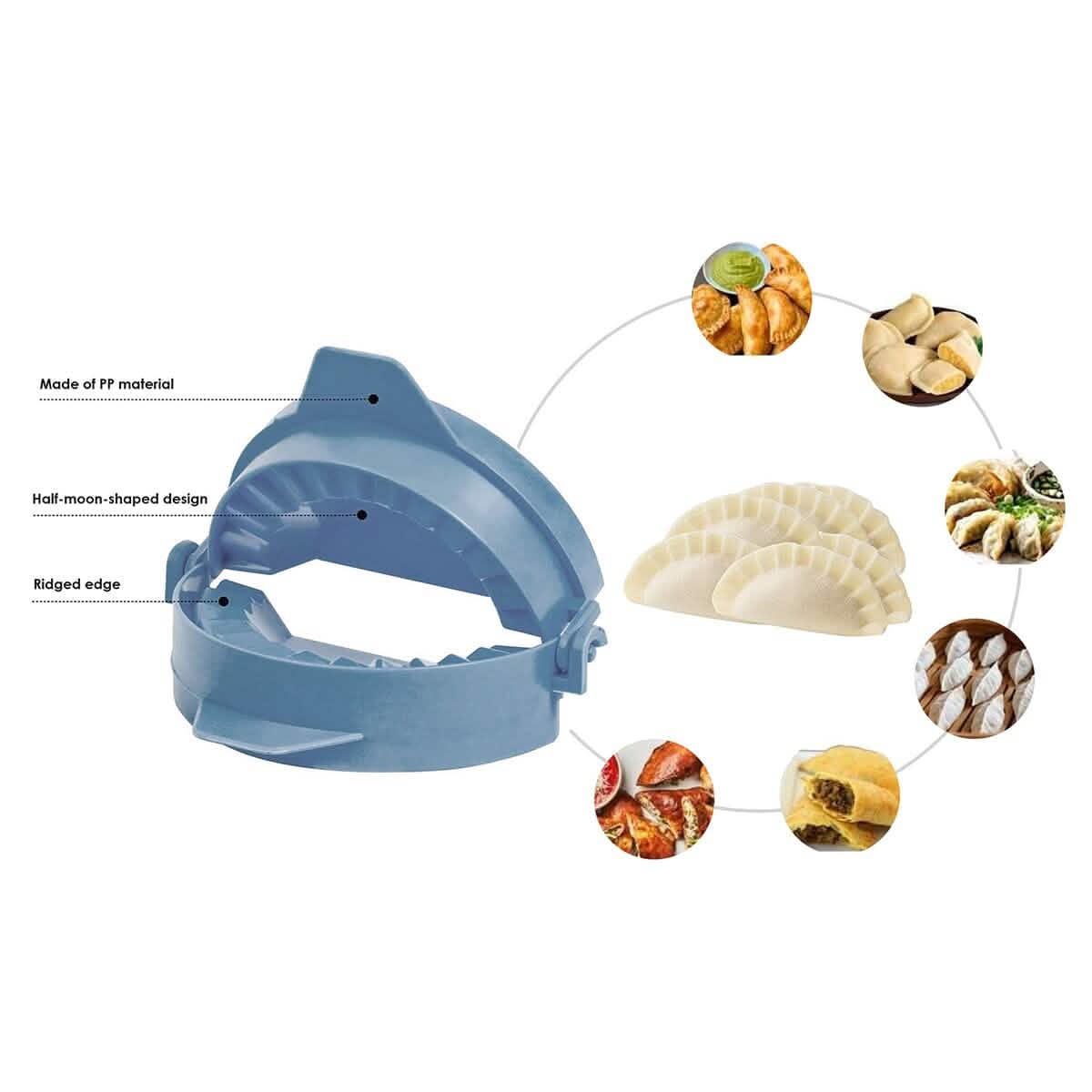 3-Piece Set: Perfect Dumpling Ravioli Empanadas Pie Pastry Maker Mold Dough Press - A-1 Thread Vault