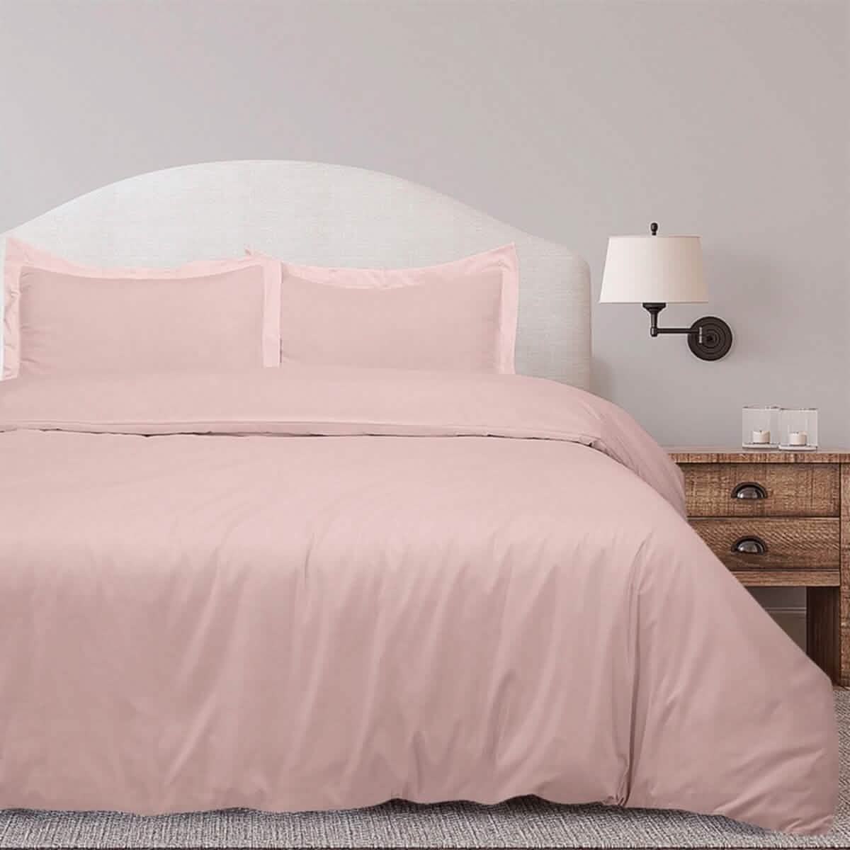 3-Piece Set: Royal Linens Double Brushed Full Duvet Covers With Zipper Closure - A-1 Thread Vault