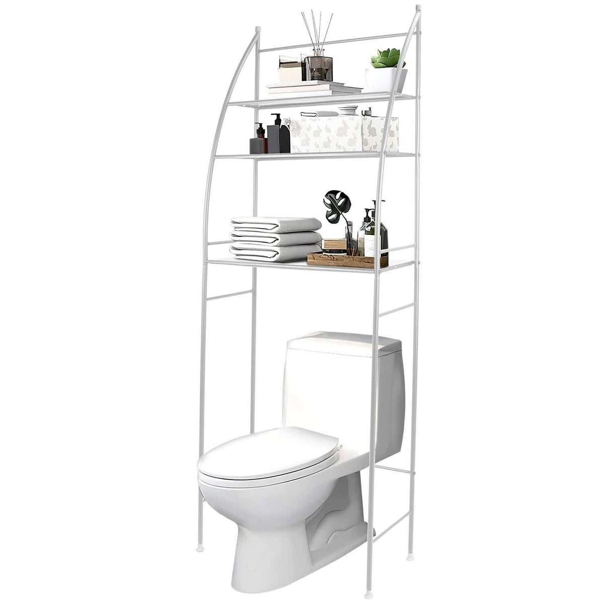 3-Tier Bathroom Over the Toilet Storage Shelf - A-1 Thread Vault