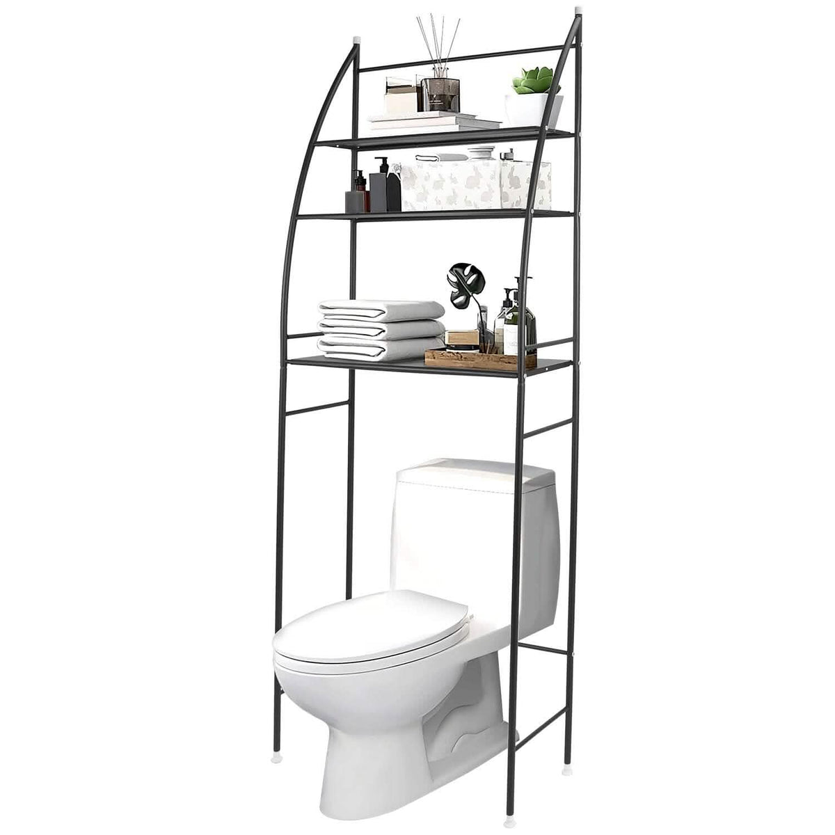3-Tier Bathroom Over the Toilet Storage Shelf - A-1 Thread Vault