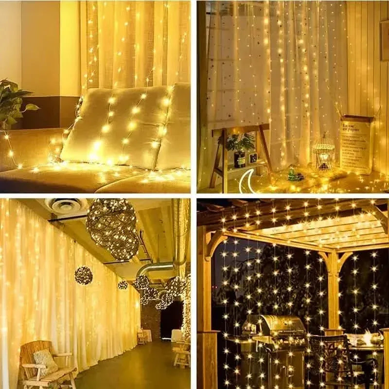 300 LED Curtain Fairy Lights - A-1 Thread Vault