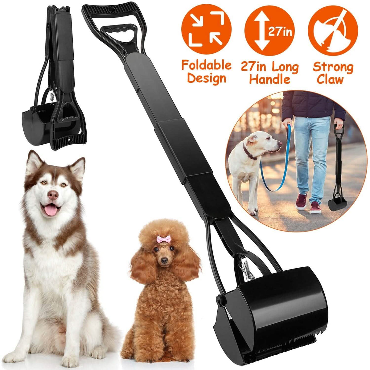 31.5-Inch Pet Pooper Scooper - A-1 Thread Vault
