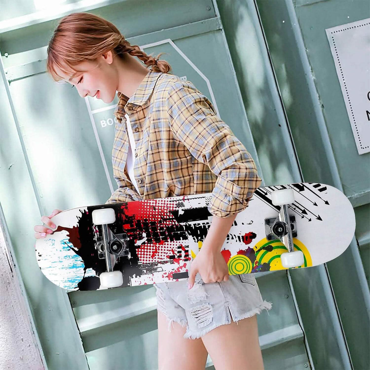 31x8in 9 Layers Maple Concave Skateboard - A-1 Thread Vault