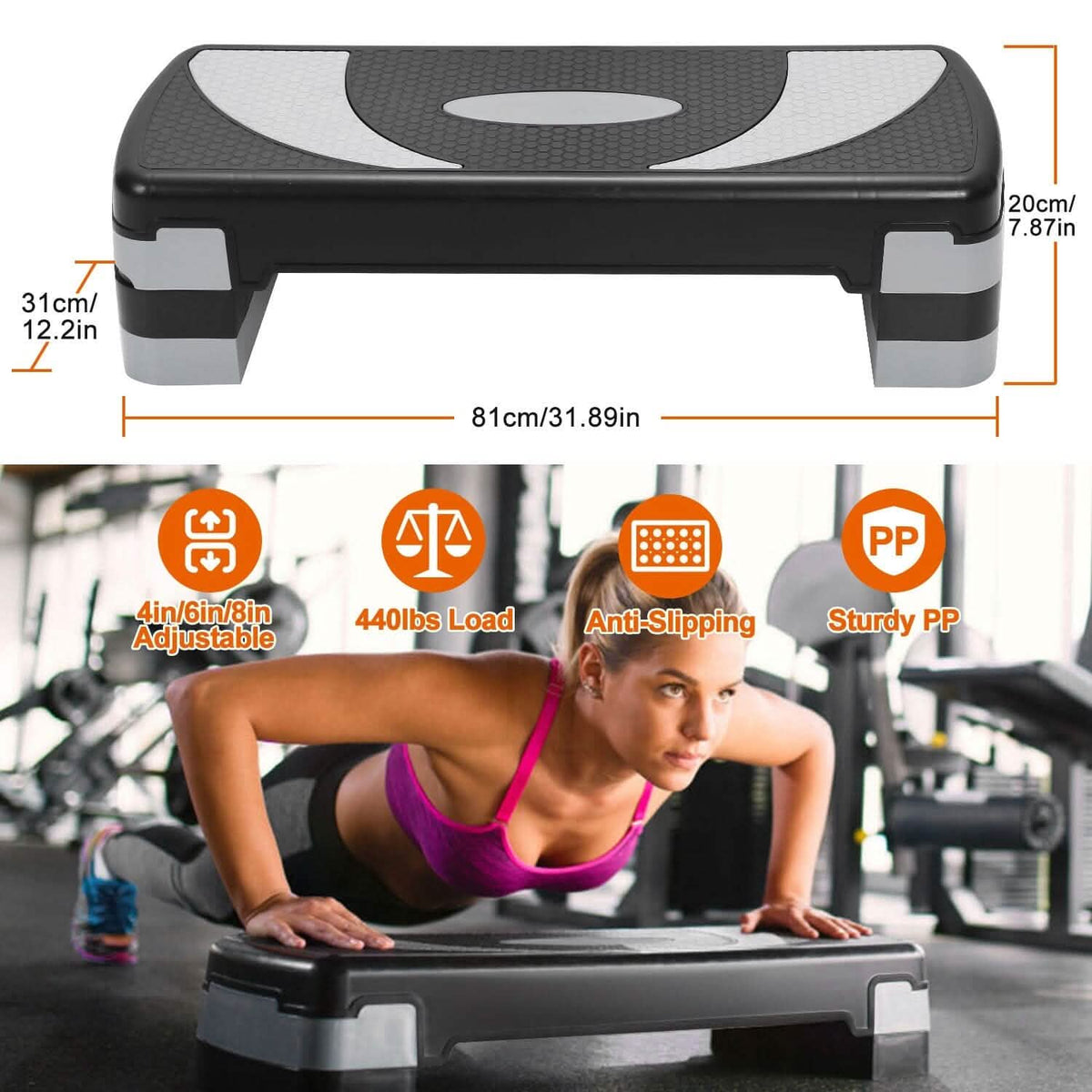32-Inch Fitness Aerobic Stepper - A-1 Thread Vault