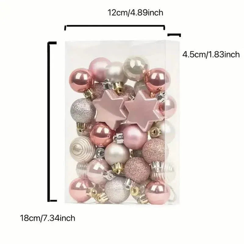 33-Pieces: Christmas Glitter Star Tree Topper - A-1 Thread Vault