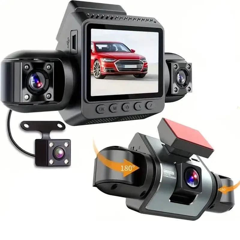 360° Car Drive Recorder – Night Vision, 1080p, 4-Channel - A-1 Thread Vault