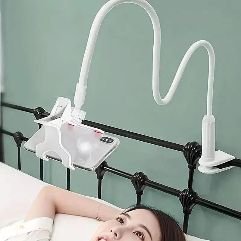 360° Rotating Universal Phone Stand with Flexible Spiral Base for Lazy Browsing - A-1 Thread Vault