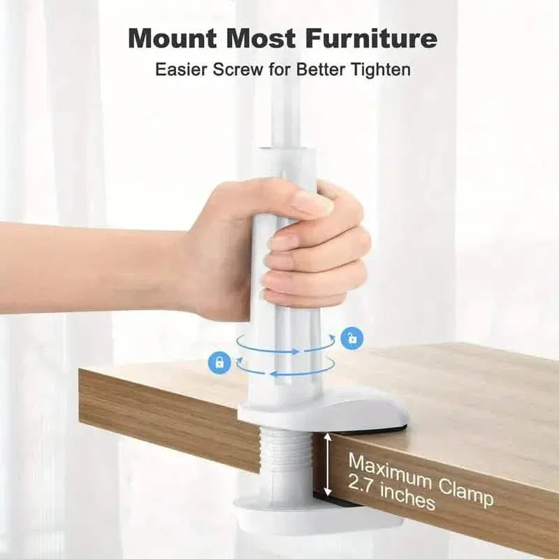 360° Rotating Universal Phone Stand with Flexible Spiral Base for Lazy Browsing - A-1 Thread Vault