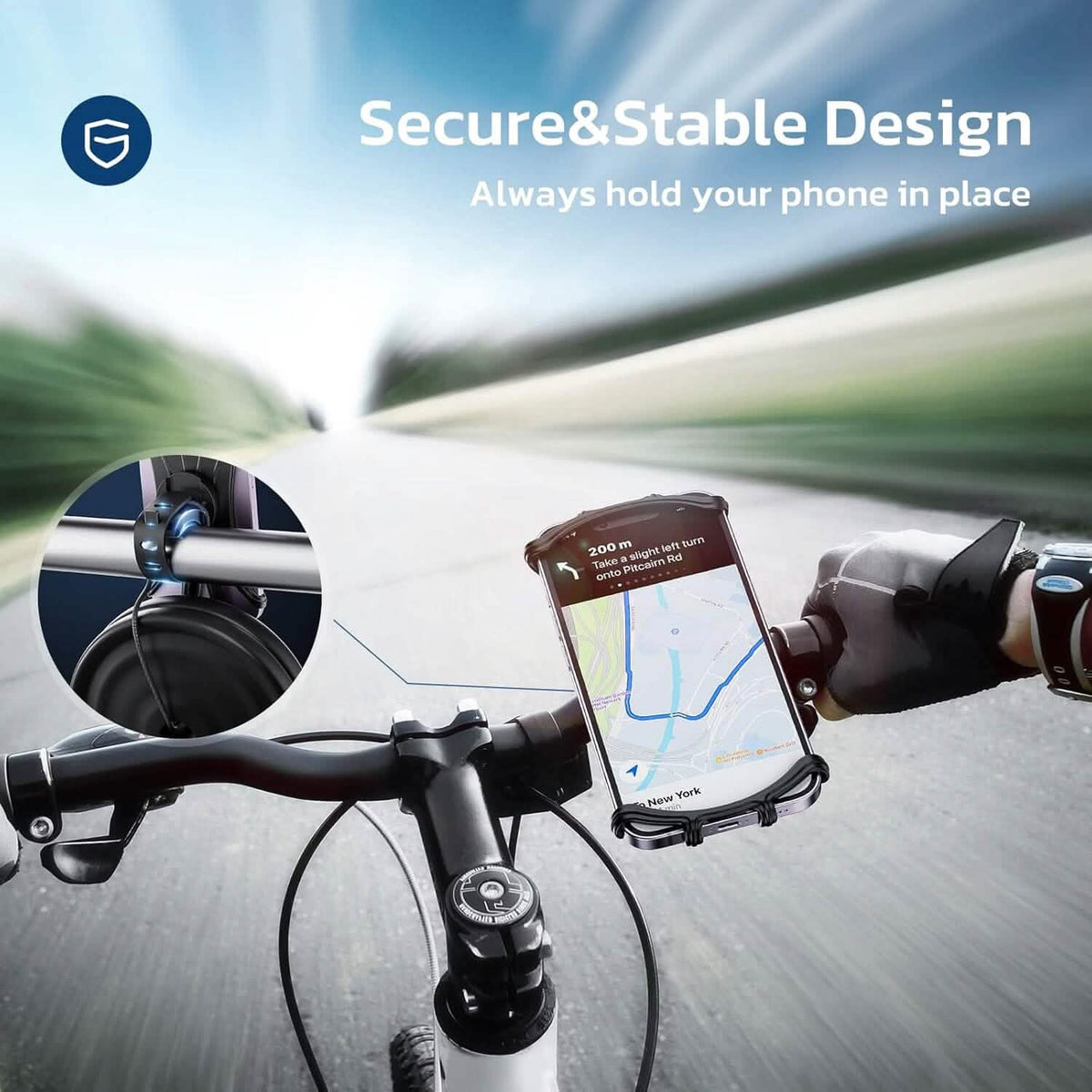 360° Rotatable Waterproof Bike Phone Mount - A-1 Thread Vault