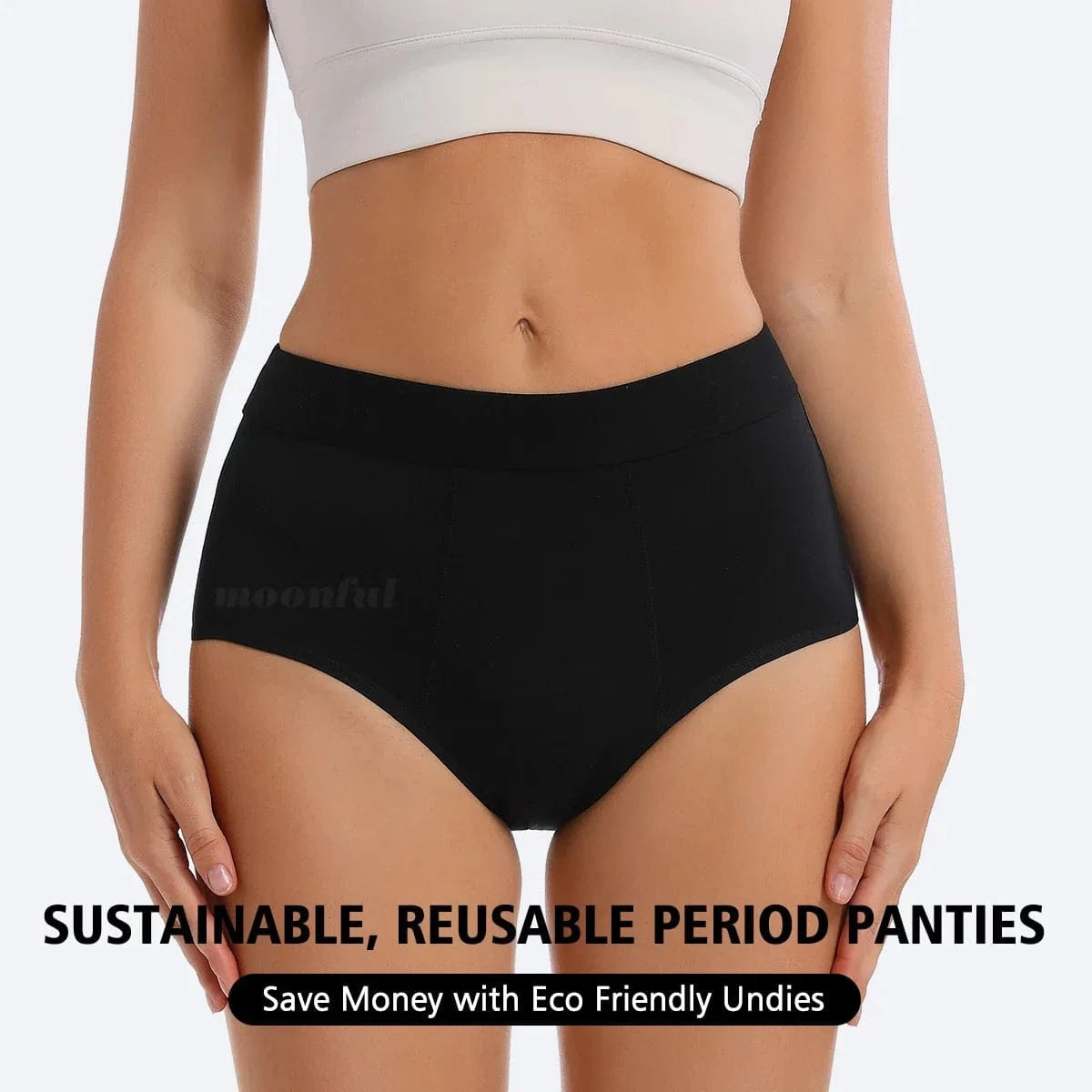 3PCS/Lot Menstrual Panties Woman Very Abundant Flow Menstruation Underwear High Waist Leak Proof Period Panties for Girls Set - A-1 Thread Vault