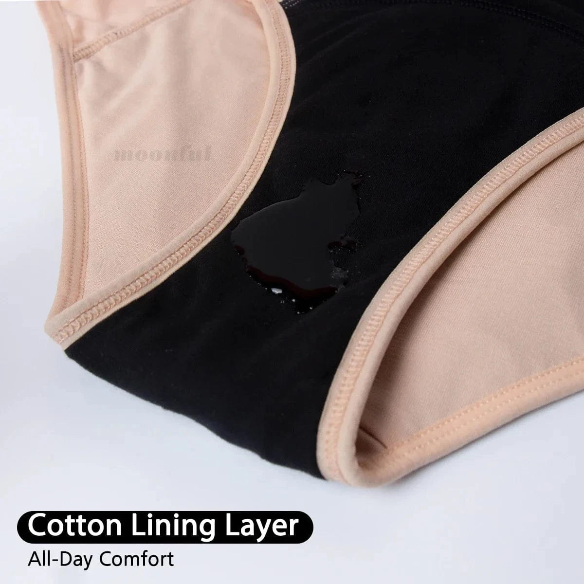 3PCS/Lot Menstrual Panties Woman Very Abundant Flow Menstruation Underwear High Waist Leak Proof Period Panties for Girls Set - A-1 Thread Vault