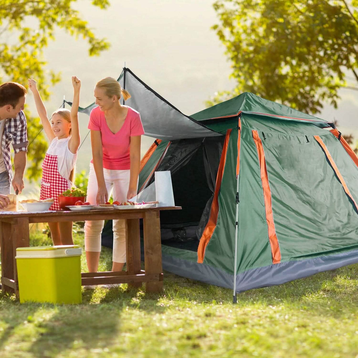 4-5 Person Camping Tent Outdoor Foldable Waterproof Tent - A-1 Thread Vault