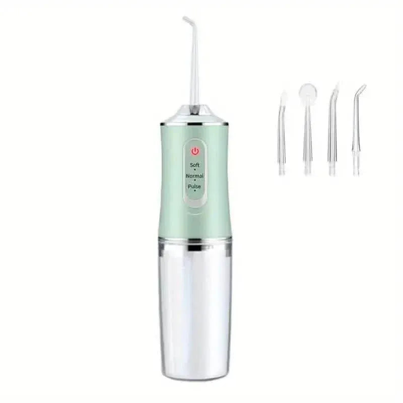 4-in-1 Cordless Water Flossers Oral Irrigator With DIY Mode 4 Jet Tips - A-1 Thread Vault